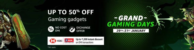 Amazon India ‘Grand Gaming Day’ sales