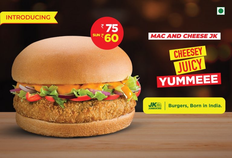 Jumboking launches the  Mac and Cheese Burger to coincide with Valentine’s Day