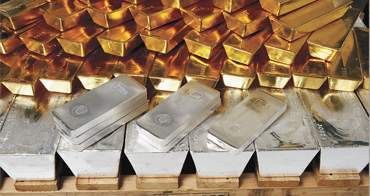 Gold and silver prices fall with the rise in bond yield price