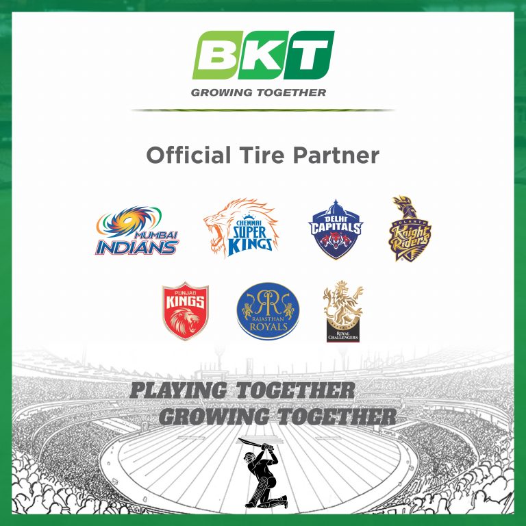 BKT Tires All Set for Another Mega-Successful Innings, Partners with Seven Leading Teams in Upcoming T20 League