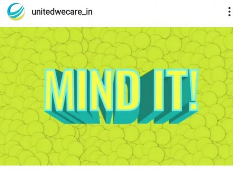 In its recent campaign, United We Care Says #Mindit on Mental Health issues