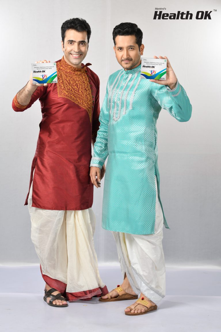 Superstars Parambrata Chatterjee and Abir Chatterjee come together for the first time as Health OK brand ambassadors for West Bengal