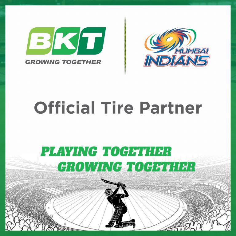 BKT TIRES becomes official tire partner of five-time champion Mumbai Indians