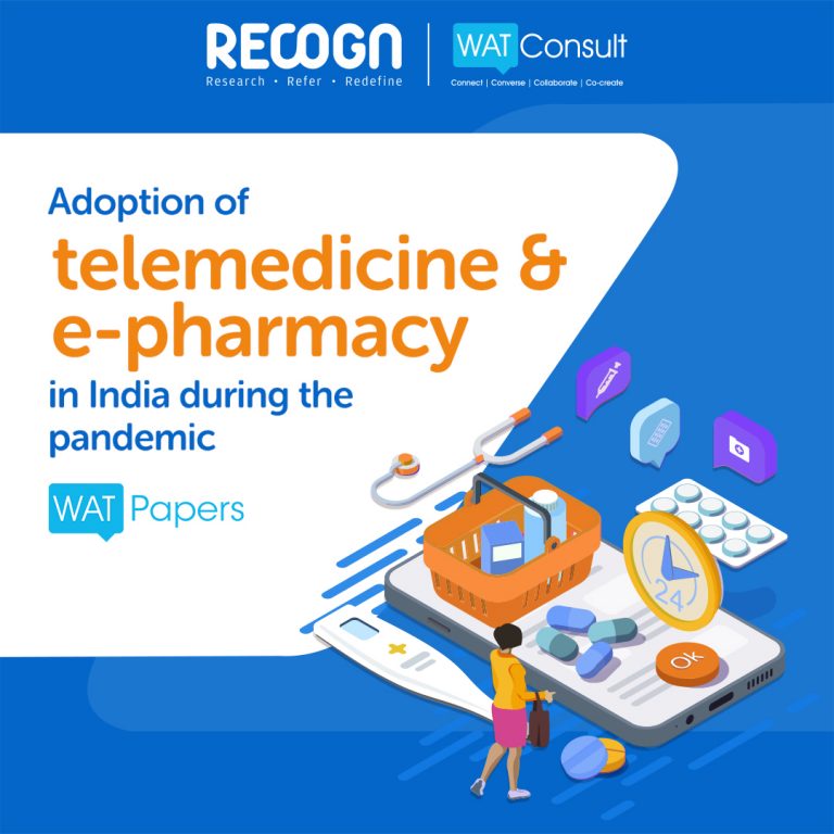 WATConsult’s latest edition of WATPaper analyses the Adoption of Telemedicine & E-Pharmacy in India