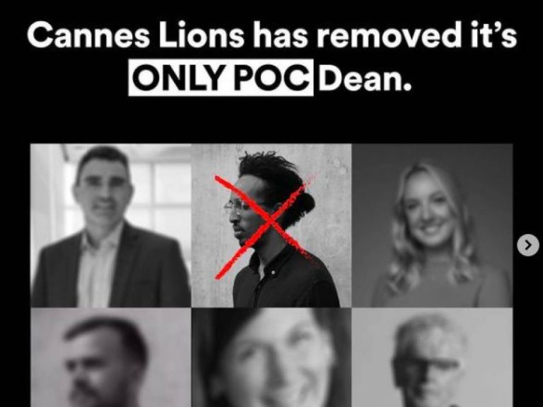 Cannes lion reveals us the lack of POC representation