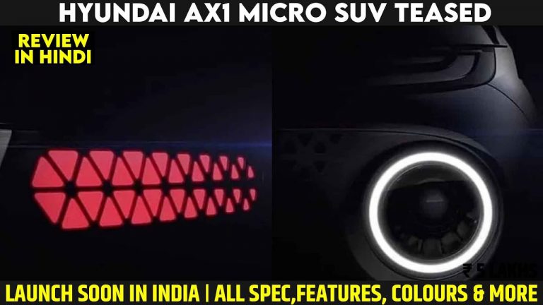 Hyundai AX1 Micro SUV Teaser Soon