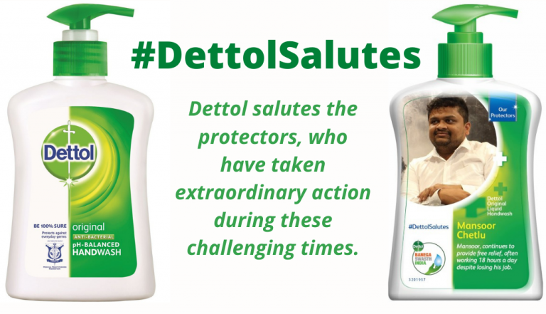 Salutes to COVID warriors: Dettol replaces its iconic logo with pictures of COVID warriors