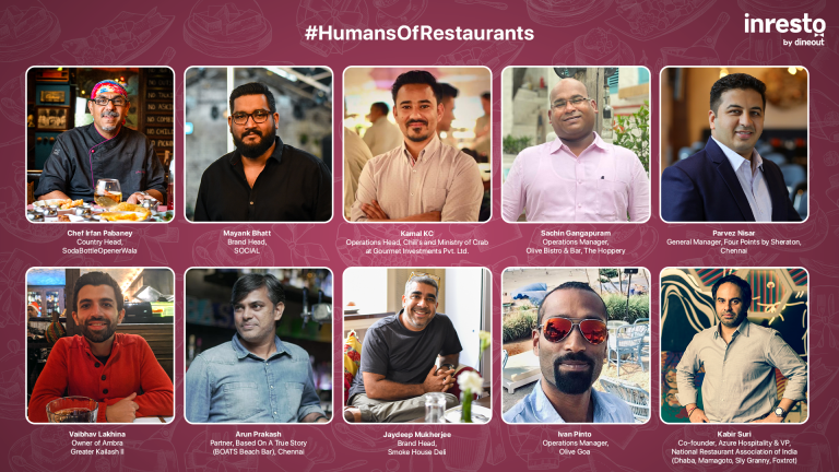 inresto by Dineout honours the relentless efforts of Restaurateurs with #HumansOfRestaurants campaign