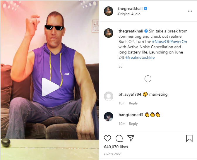 realme & White Rivers Media Ride the “Great” Viral Trend with Khali for an Upcoming Product Launch
