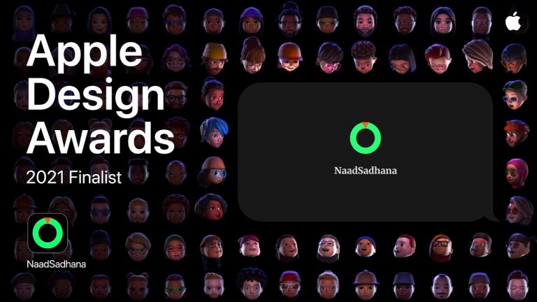 NaadSadhana won Apple’s prestigious design award at WWDC 2021