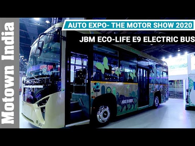 JBM Initiated Eco-Life electric AC bus in Ahemadabad