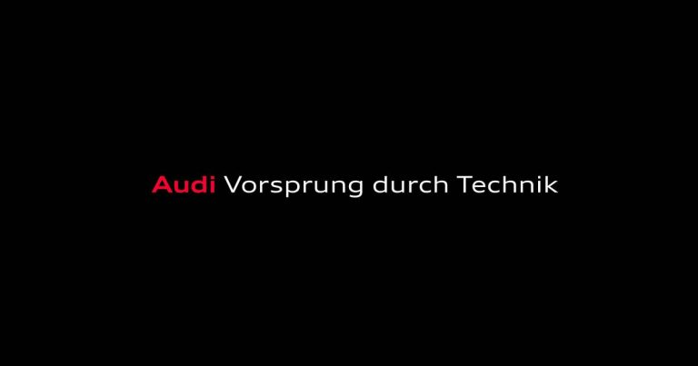 Audi’s slogan “Vorsprung durch Technik” celebrates its 50th year