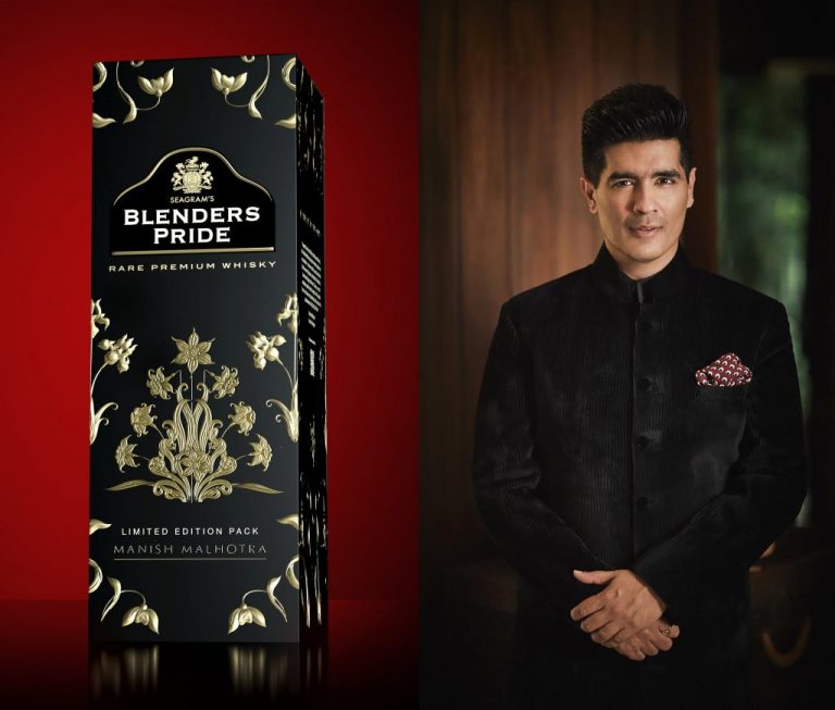 Raise a toast to stardom with the launch of Blenders Pride’s limited-edition pack in association with designer Manish Malhotra