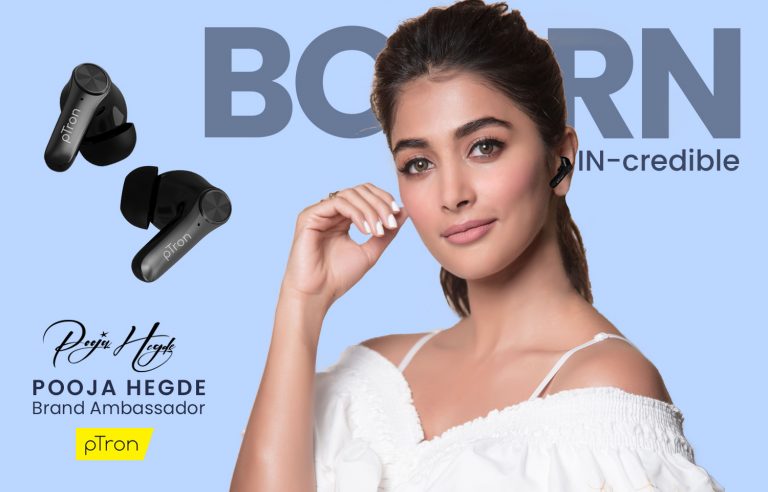 pTron ropes in the iconic Pooja Hegde as Brand Ambassador