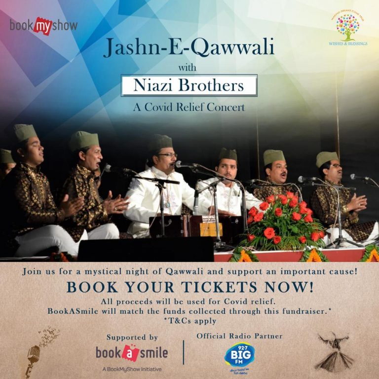 Wishes and Blessings NGO Partners With BookASmile & Big FM To Raise Funds For Qawwal Community & COVID Relief