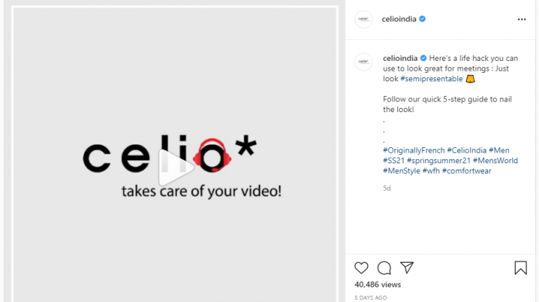Celio and Zoo Media redefine ‘Presentable’ Work From Home Wear with LinkedIn Influencers