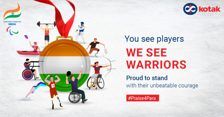 Kotak Mahindra supports Indian Contingent at Paralympic Games