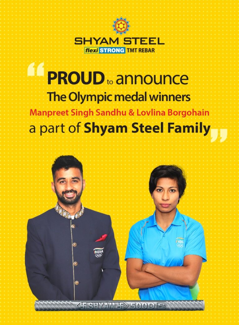 Shyam Steel ropes in Lovlina Borgohain and Manpreet Singh as Brand Ambassadors