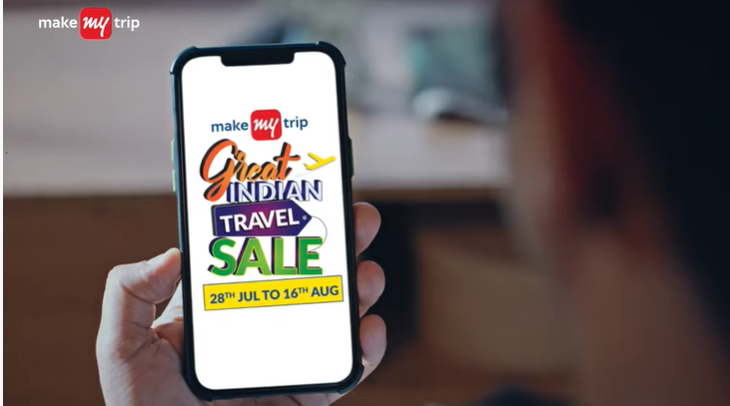 The Great Indian Travel Sale at MakeMyTrip is currently underway