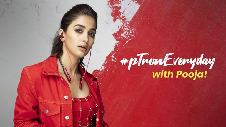 Film Star Pooja Hegde teases pTron’s new brand campaign #pTronEveryday