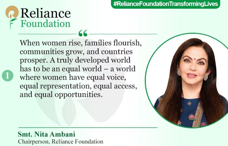 Womenconnect Challenge India by Reliance Foundation announces Grantees