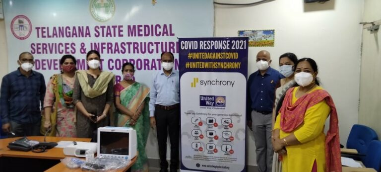 Synchrony & the United Way : healthcare infrastructure of Government Hospitals in Telangana and Mumbai