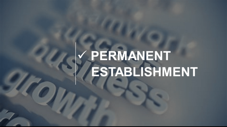 Permanent Establishment and International Taxation