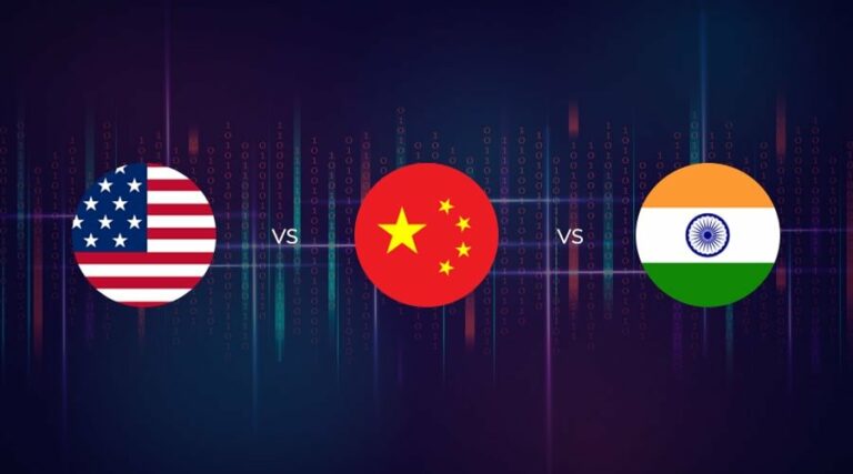 Who is the king of Data Management? U.S.A. v/s India v/s China