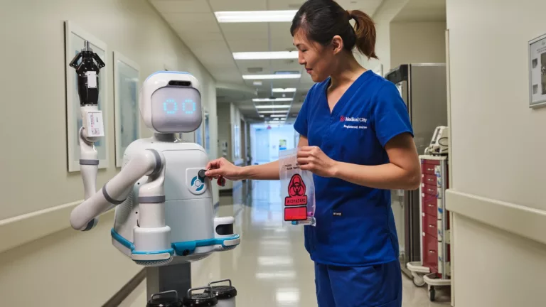 Robots as intelligent assistants to face COVID-19 pandemic
