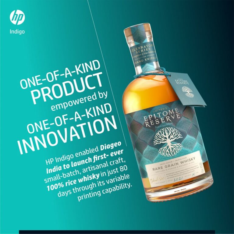 HP Indigo helped Diageo deliver an exclusive product experience
