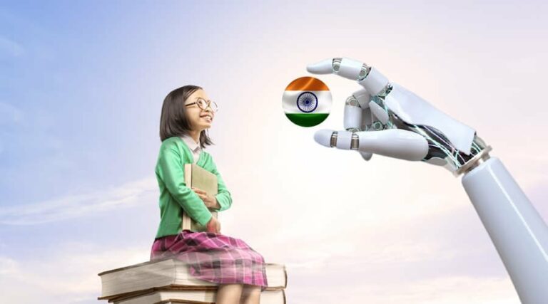 AI role in the Indian education center