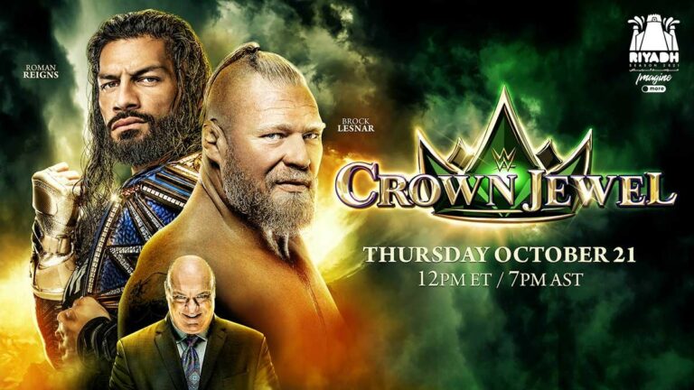 The SPSN channel announces the broadcast of WWE Crown Jewel 2021