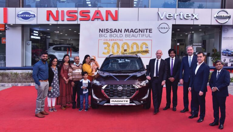 Nissan Magnite achieves milestone of 30,000th delivery