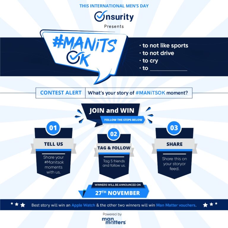 Onsurity launches #ManItsOk campaign on International Men’s Day