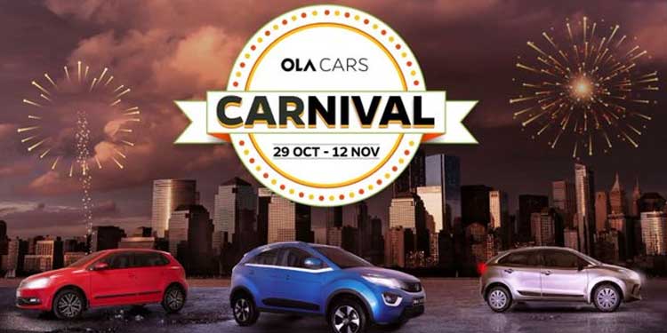 Ola Cars Sells 1000+ cars over the weekend leading up to Dhanteras