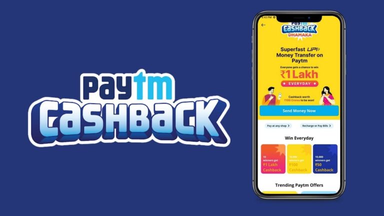 Paytm users from Maharashtra win ₹1 lakh for UPI Money Transfer through Paytm Cashback Dhamaka