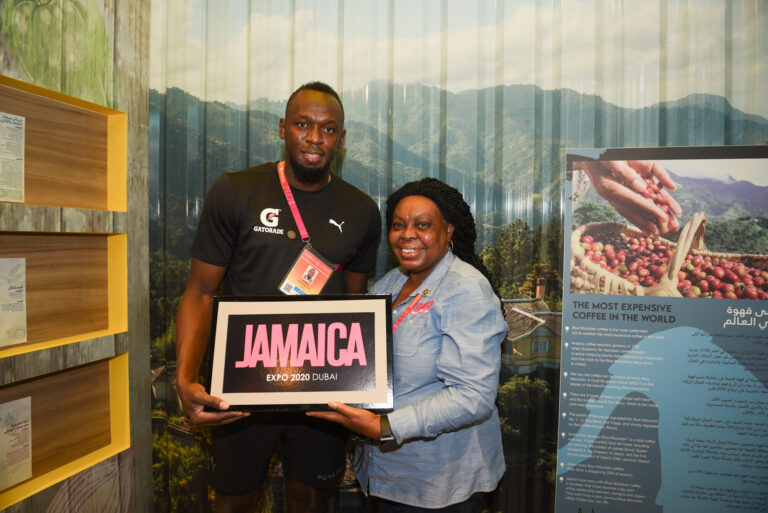 Legendary Jamaican Sprinter Usain Bolt brings Excitement to Jamaica Pavilion at World Expo 2020