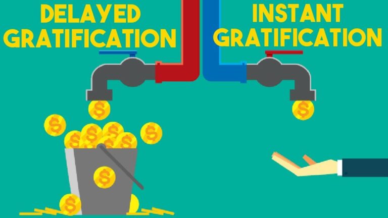 Instant gratification vs delayed gratification
