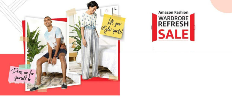 The 9th edition of the most awaited Wardrobe Refresh Sale on Amazon.in starts from 18th December till 22nd December 2021