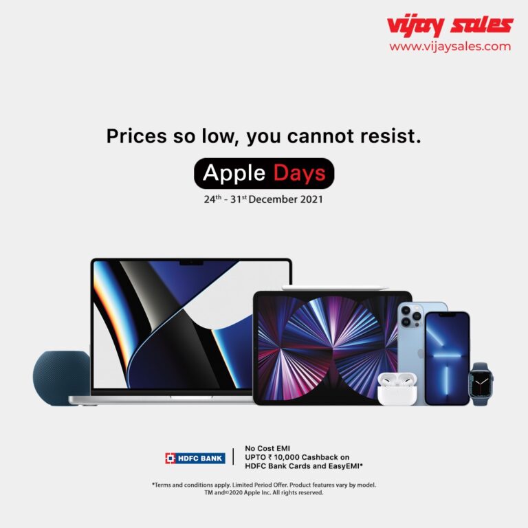 Apple Days: Vijay Sales offers irresistible deals on Apple products