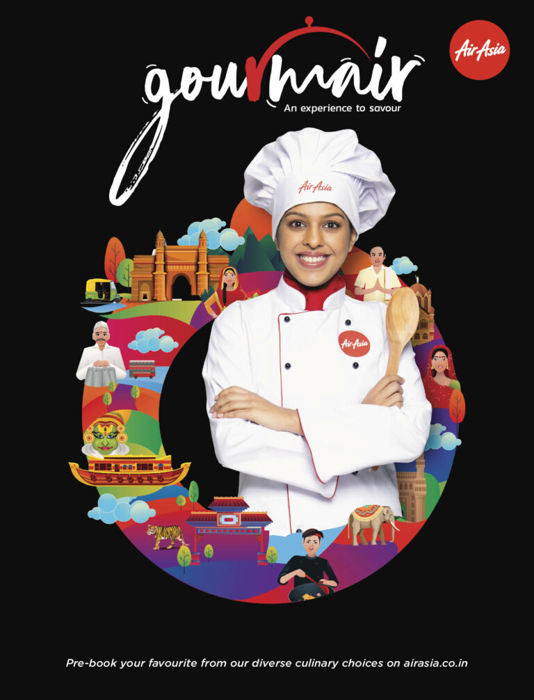 AirAsia India launches new in-flight dining brand ’Gourmair’ – a unique gourmet experience 36,000 ft. in the sky