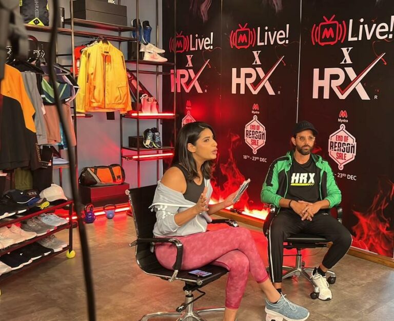 Superstar Hrithik Roshan’s HRX pioneers brand-led live shopping experience on Myntra’s EORS-15
