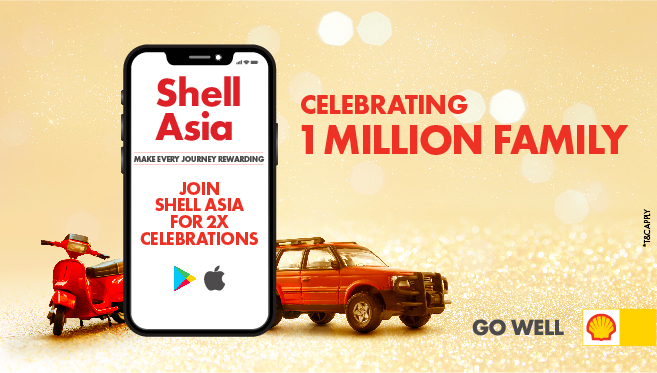 Shell celebrates crossing 1 million registered members on their loyalty platform Shell Go+ India