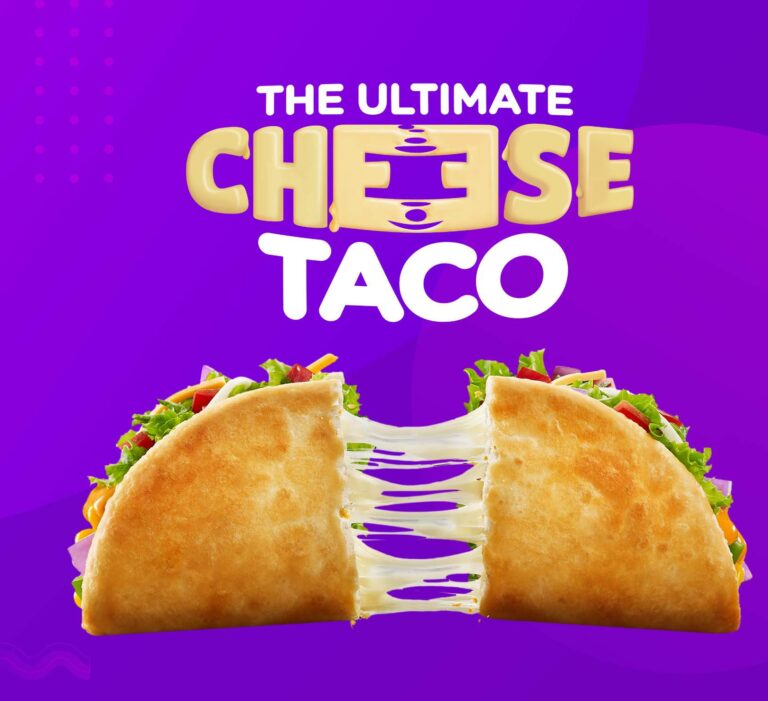 Taco bell offers a cheesy surprise for its consumers with the launch of the ultimate Cheese Taco