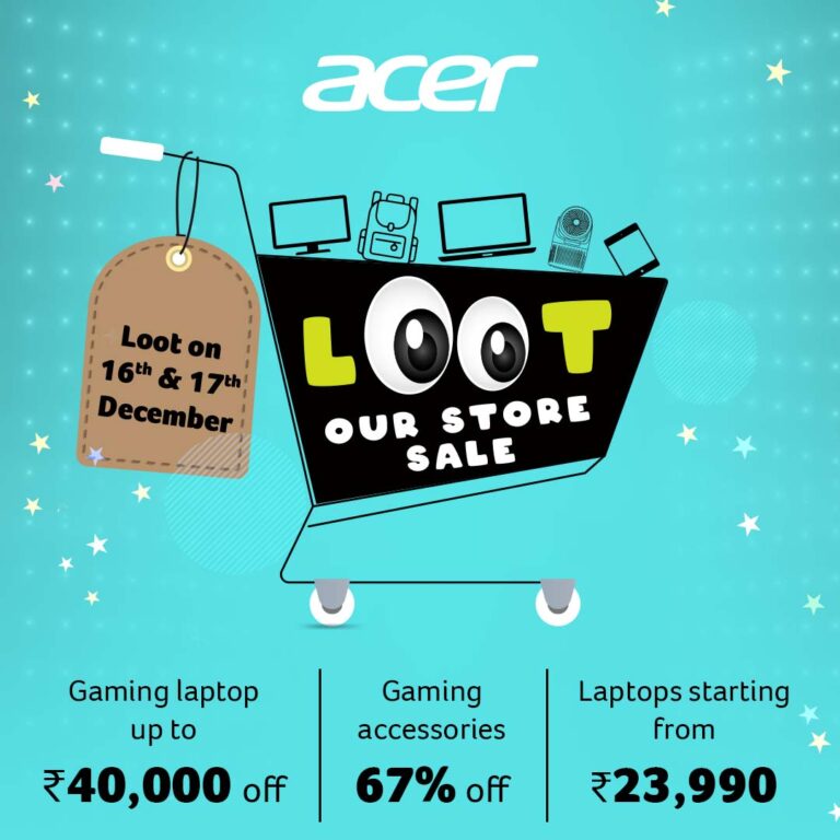 Acer announces Mega Sale on December 16-17 exclusively on brand online store