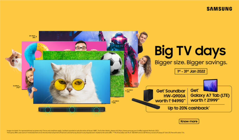 Samsung ‘Big TV’ Festival is Back on Popular Demand This New Year