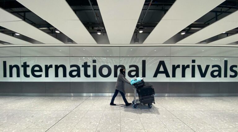 New rules for the International arrivals