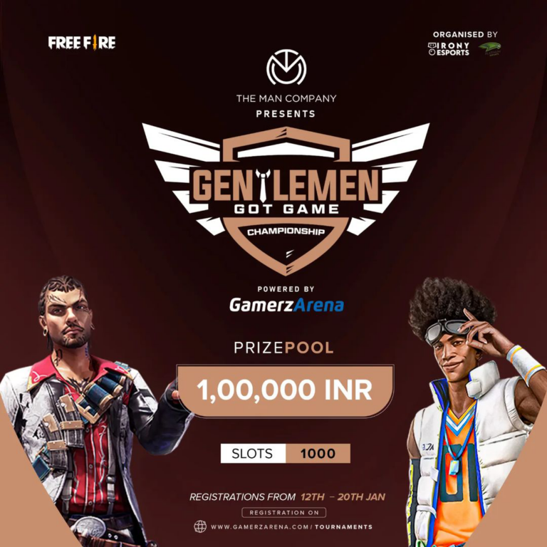 The Man Company ties up with Irony Esports and GamerzArena, launches Free Fire ‘Gentlemen Got Game’ championship