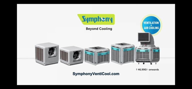 Symphony launches a new TVC aiming to help transform industrial & commercial workspaces with its ‘Large Space Venti-Cooling’ communication thrust