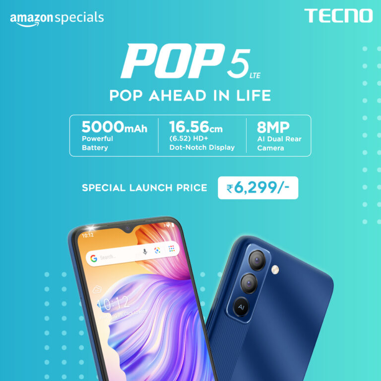 TECNO introduces POP 5 series, with its 1st Device POP 5 LTE